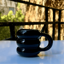 product_ Black Cozy Mug (small size) name - KhogaKhoga