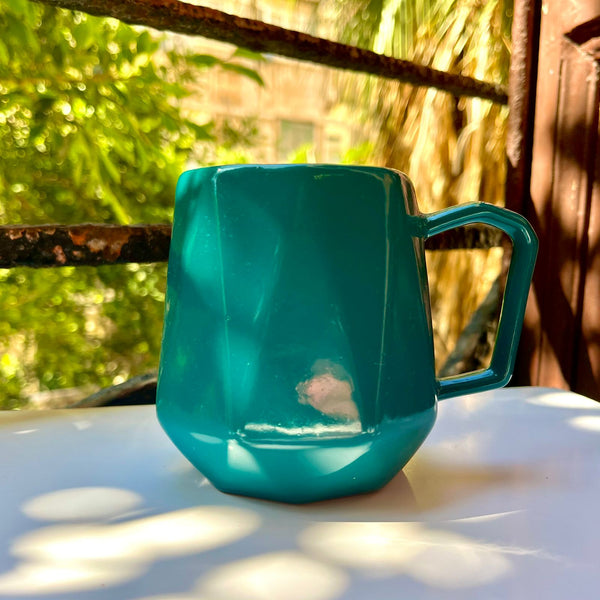 product_ Diamond Mug (Petrol) name - KhogaKhoga