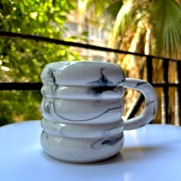 product_ Marble Black Cozy Mug name - KhogaKhoga