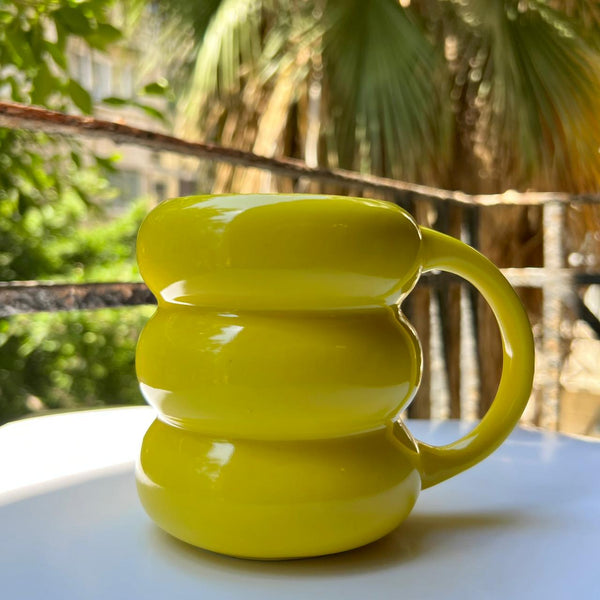 product_ Yellow Cozy Mug name - KhogaKhoga